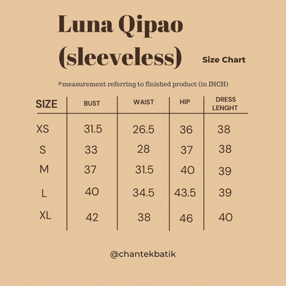 Luna Qipao Dress (sleeveless) 02