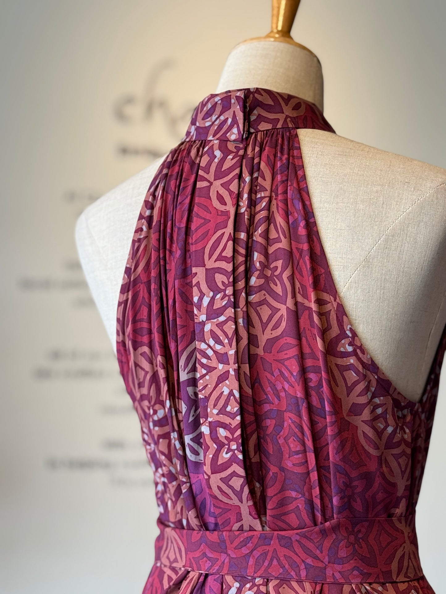 Maya Halter Neck Maxi Dress (Exclusive) - 19