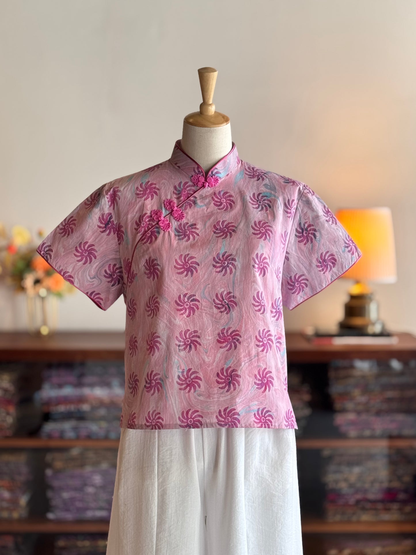 Pastel Qipao Top (Ombak Ganu) 22