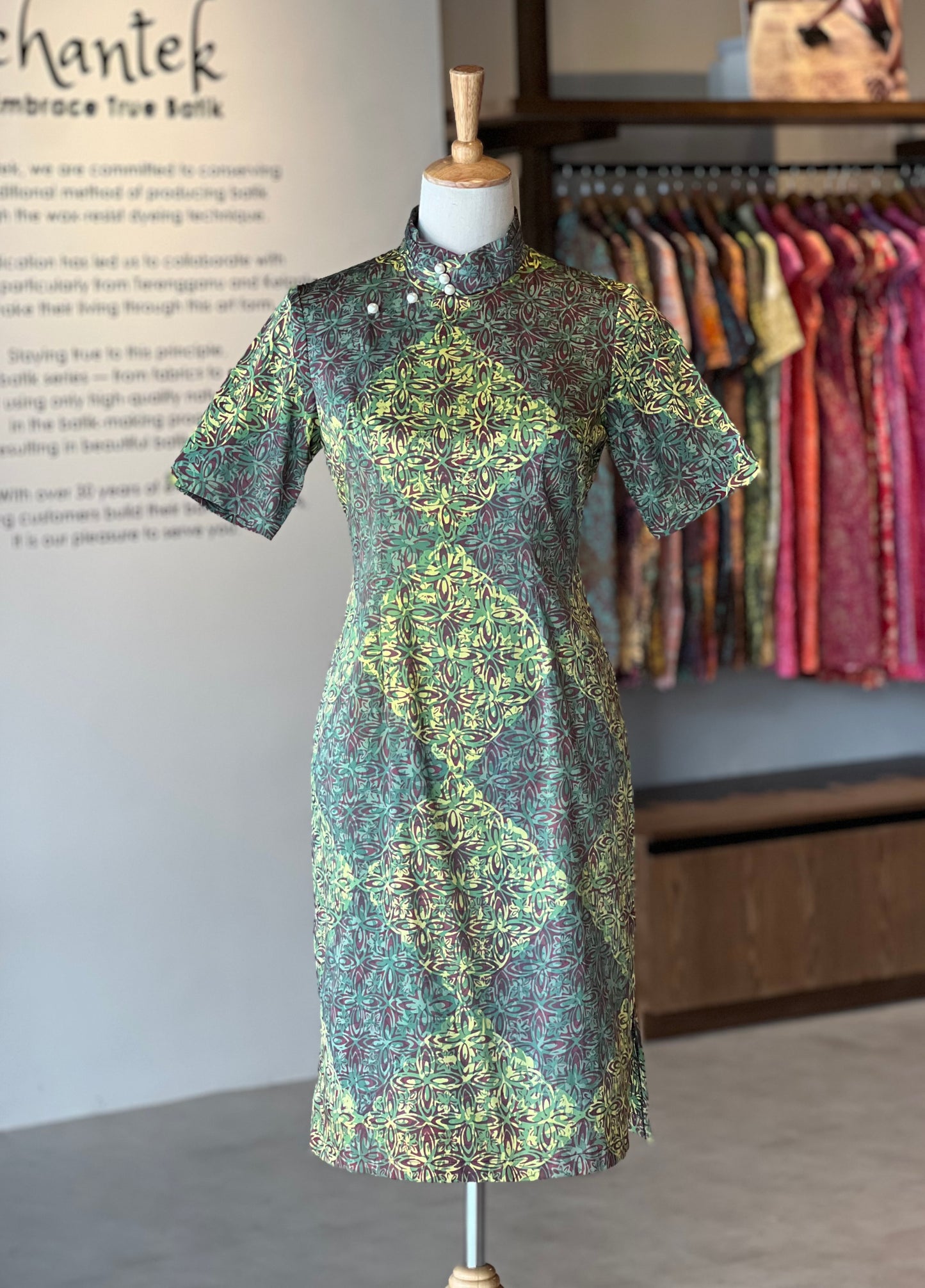 Qipao Sue Ann with Sleeves 10