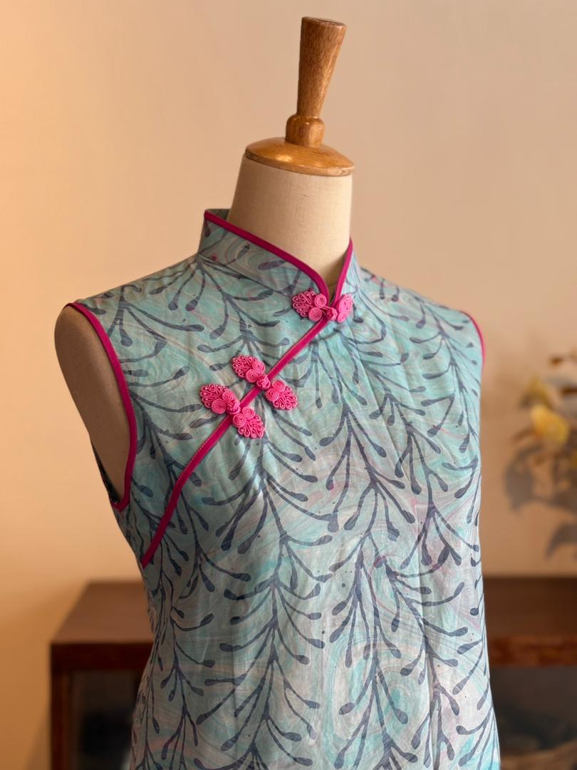 Sleeveless Qipao Top 19