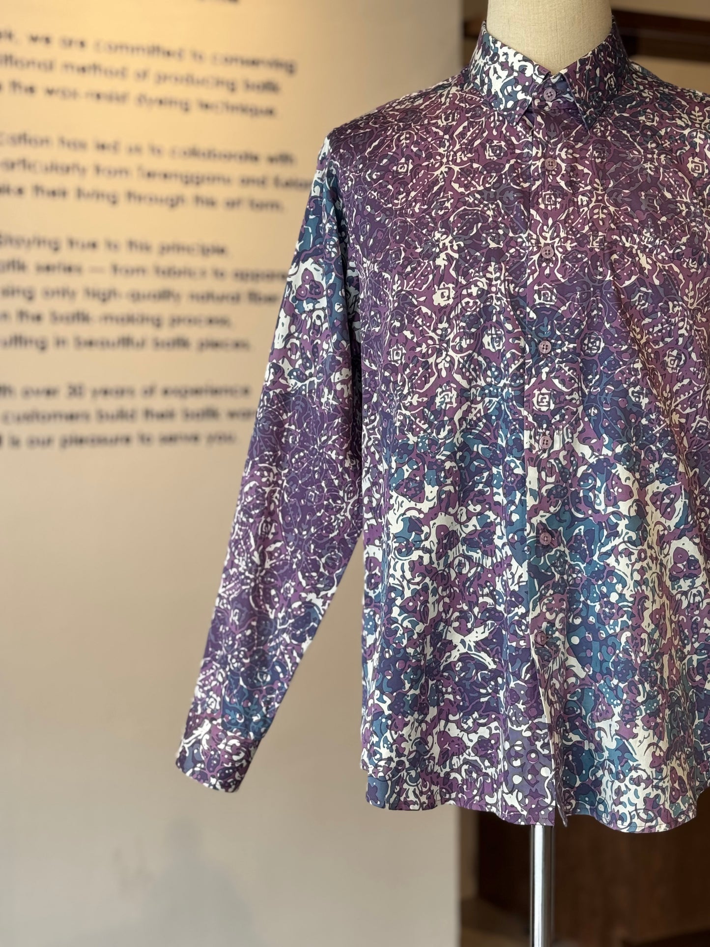 Men's Shirt Long Sleeve Classic Collar - Exclusive Satin 09