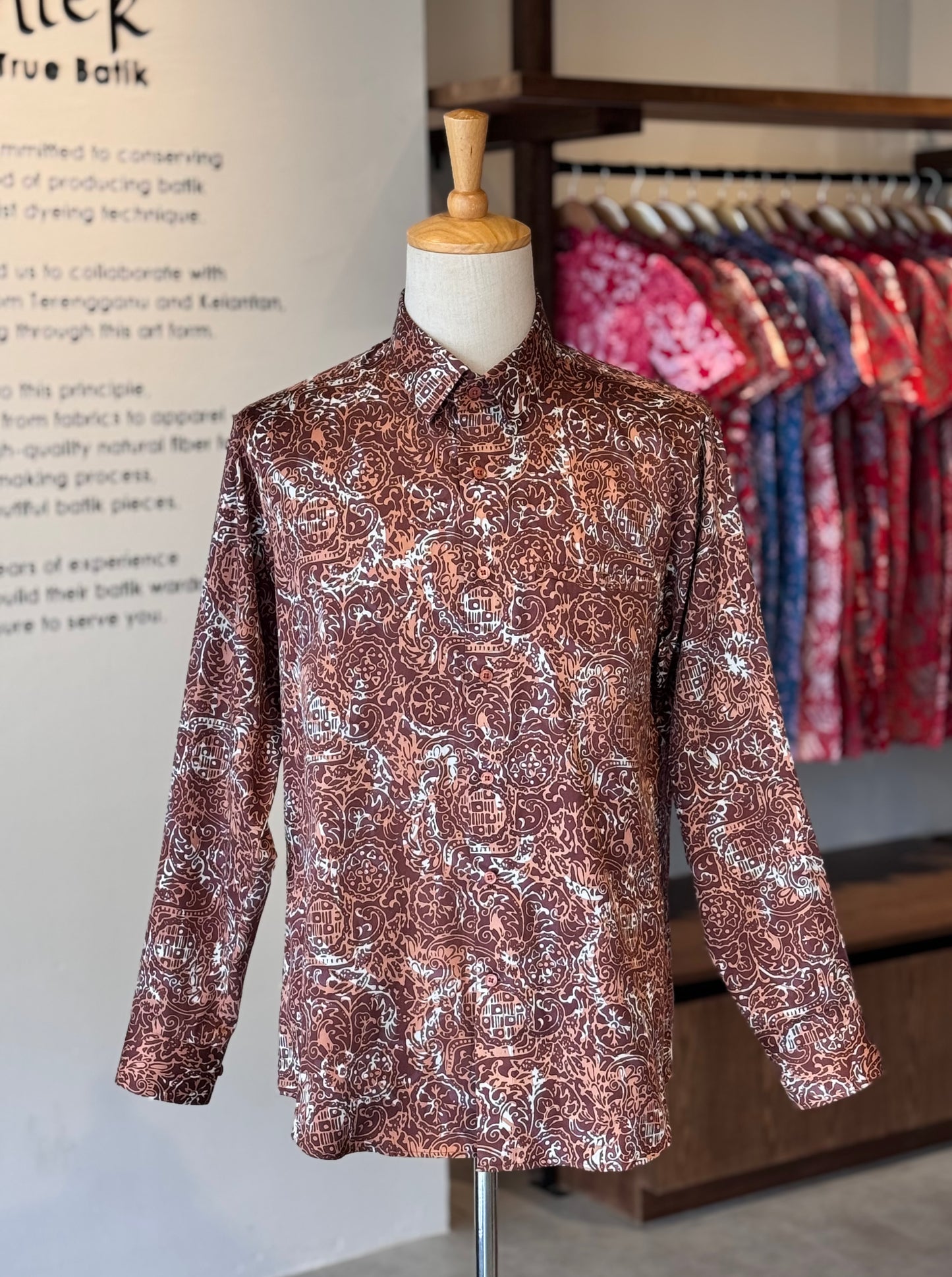 Men's Shirt Long Sleeve Classic Collar - Exclusive Satin 08