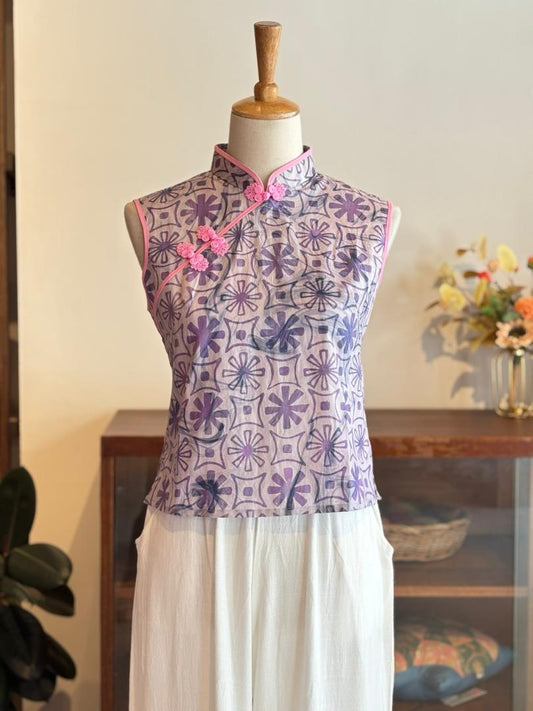 Sleeveless Qipao Top 17