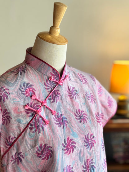 Pastel Qipao Top (Ombak Ganu) 11