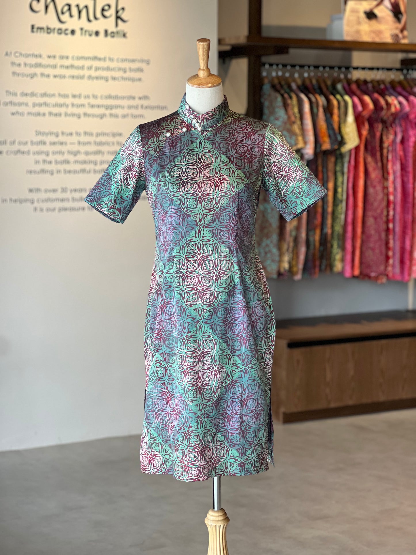 Qipao Sue Ann with Sleeves 11