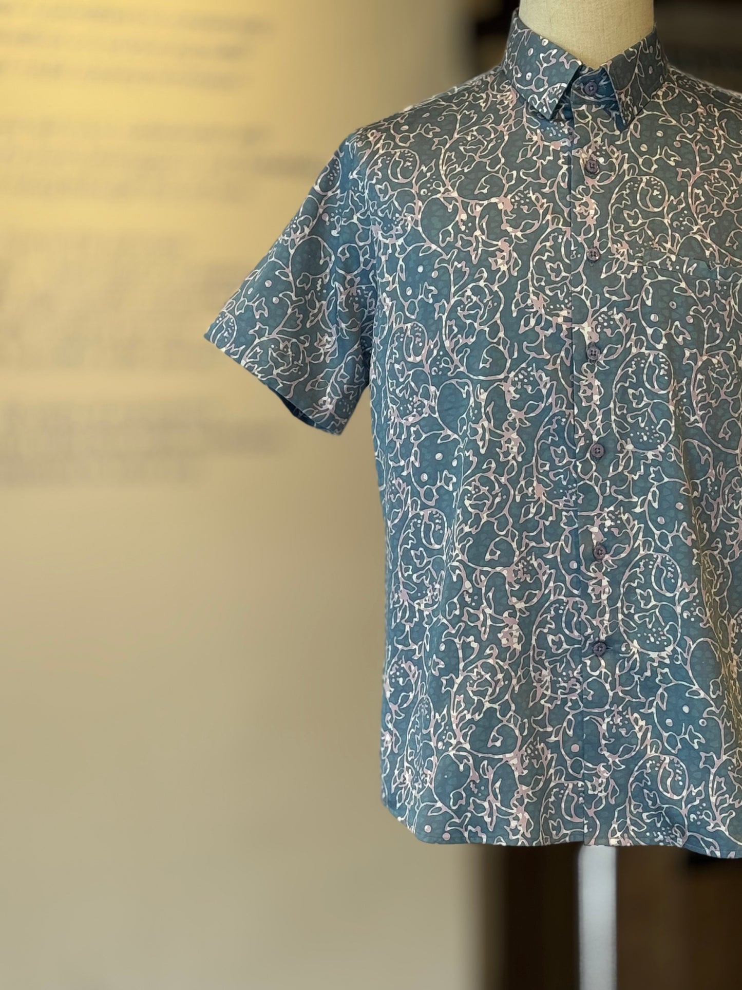 Men's Shirt Short Sleeve Classic Collar - Exclusive Satin 20