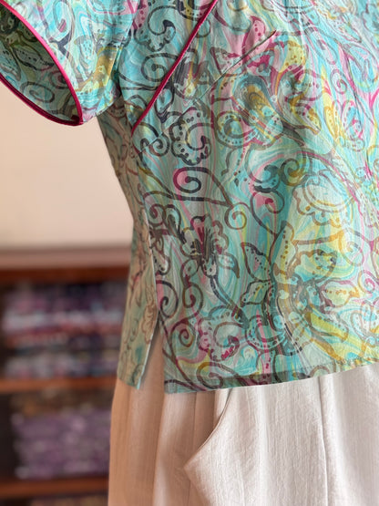 Pastel Qipao Top (Ombak Ganu) 05