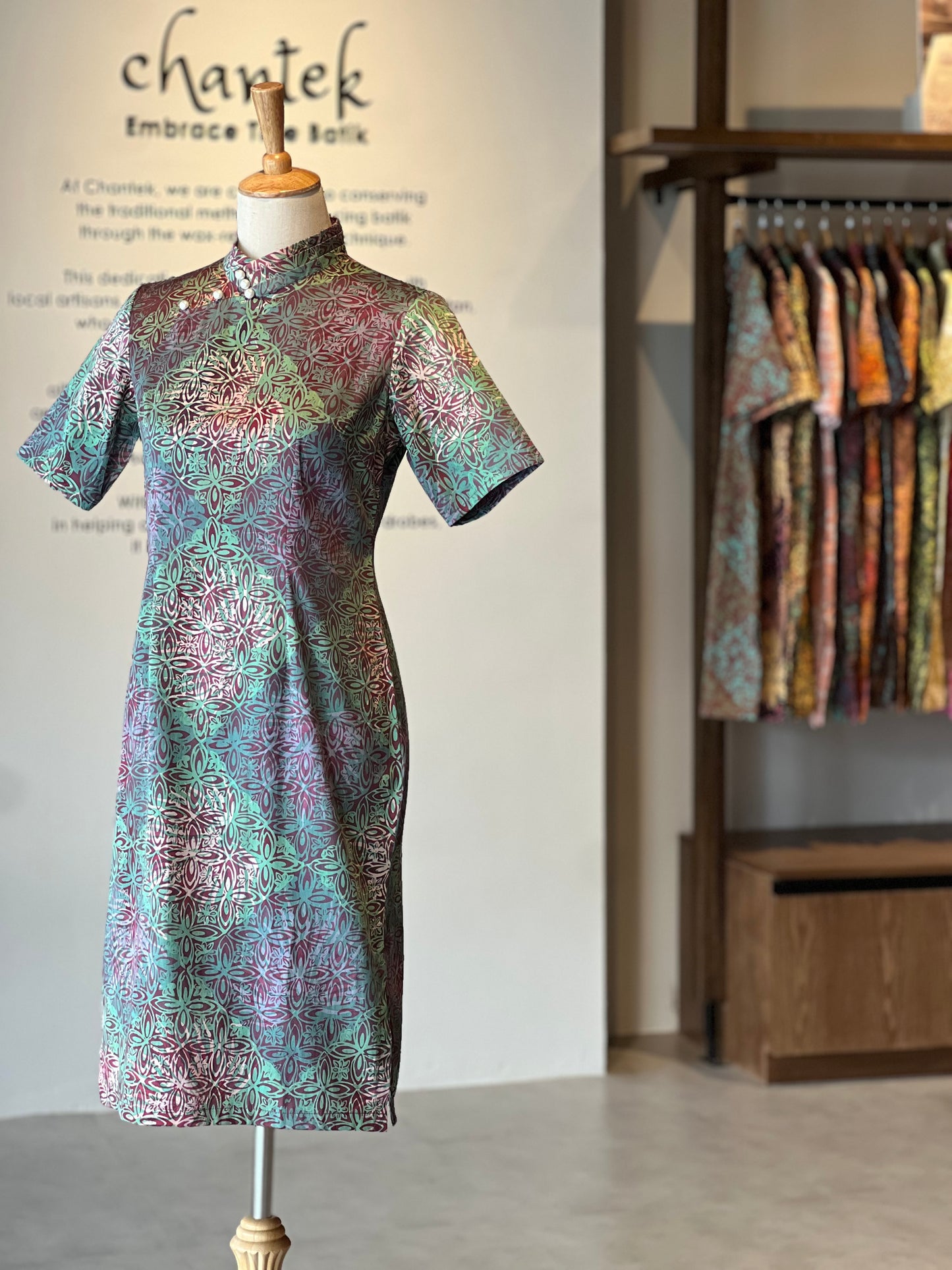 Qipao Sue Ann with Sleeves 11