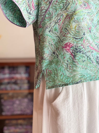 Pastel Qipao Top (Ombak Ganu) 28
