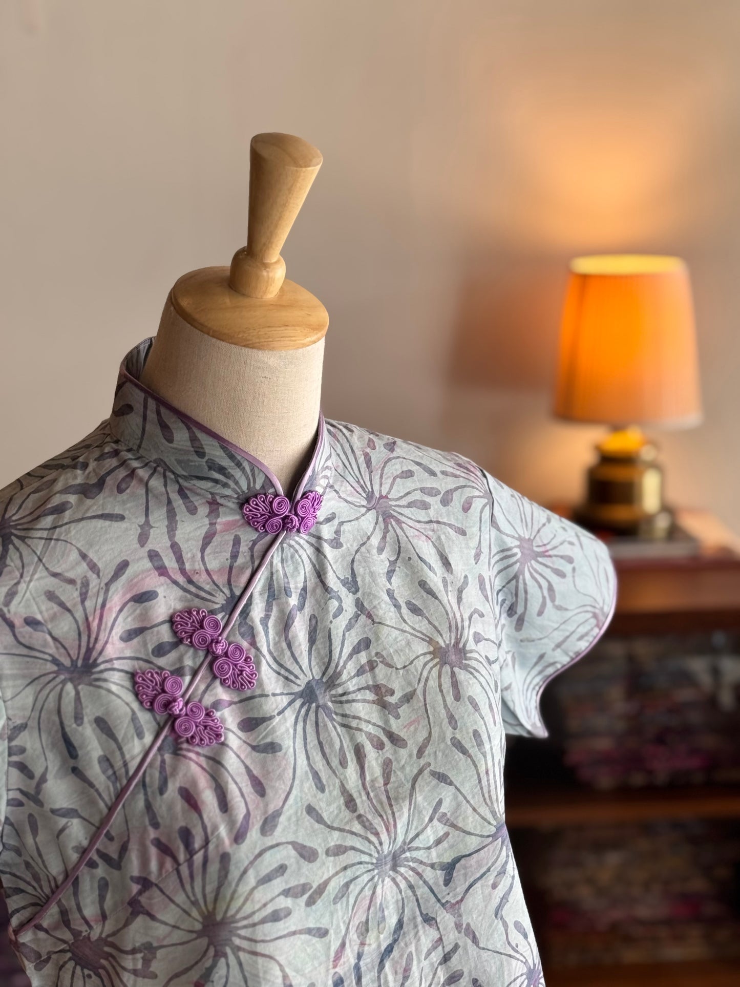 Pastel Qipao Top (Ombak Ganu) 10