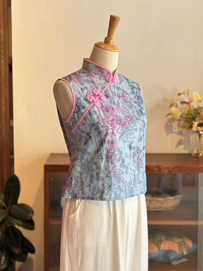 Sleeveless Qipao Top 13