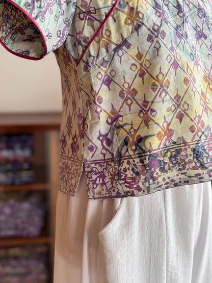 Pastel Qipao Top (Ombak Ganu) 07