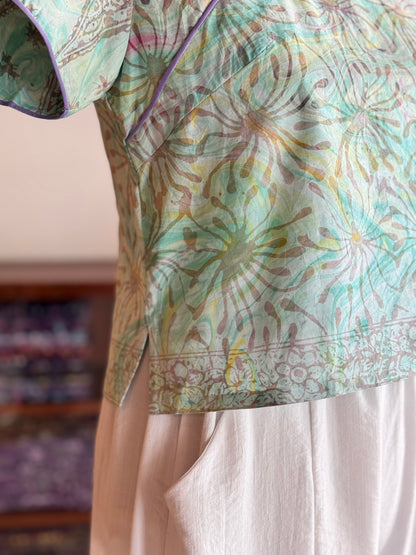 Pastel Qipao Top (Ombak Ganu) 09