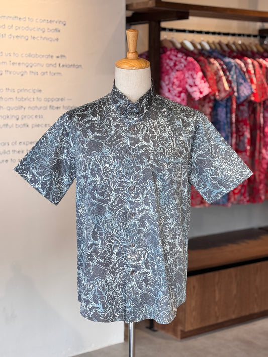 Men's Shirt Short Sleeve Classic Collar - Exclusive Satin 07