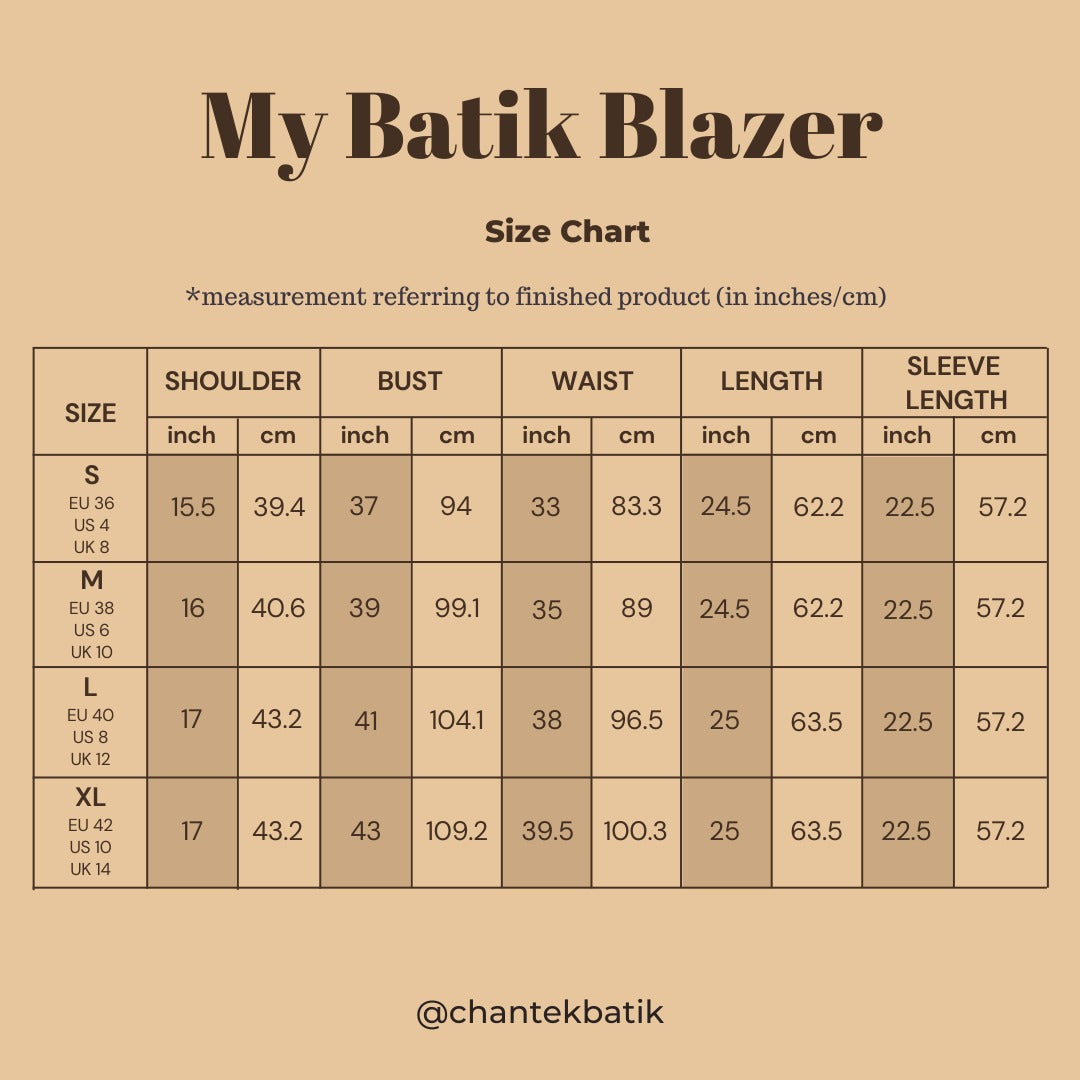 My Batik Blazer - 40
