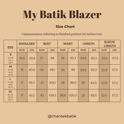 My Batik Blazer - 40