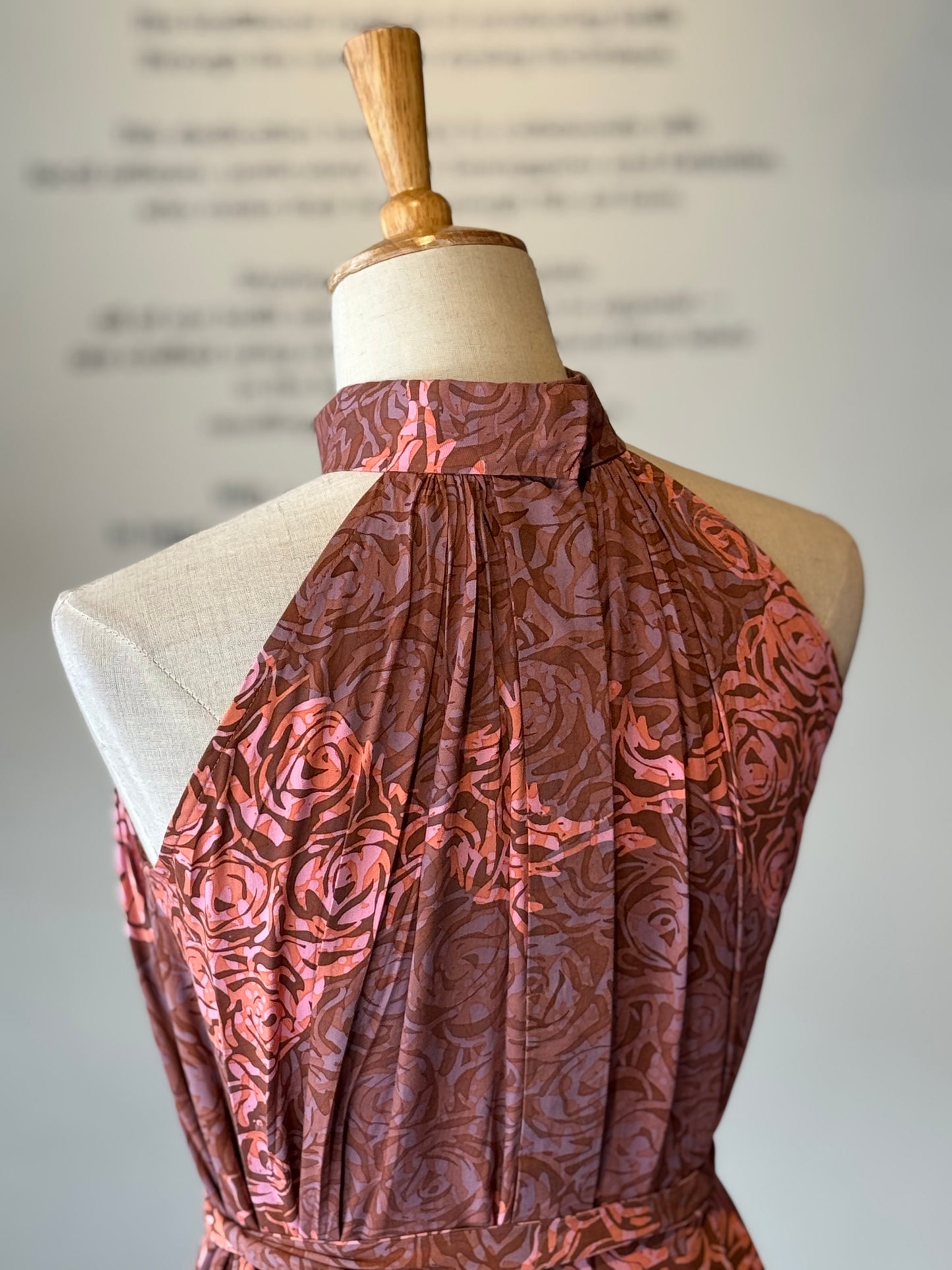 Maya Halter Neck Maxi Dress (Exclusive) - 01