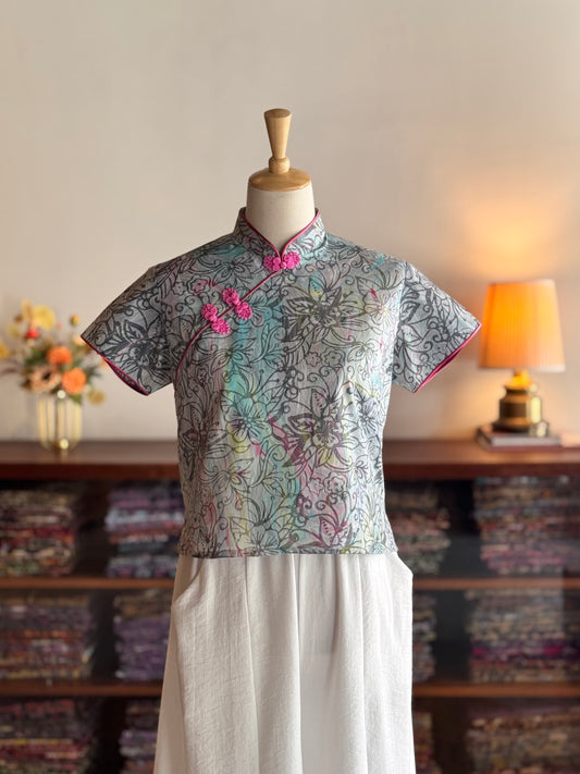 Pastel Qipao Top (Ombak Ganu) 17