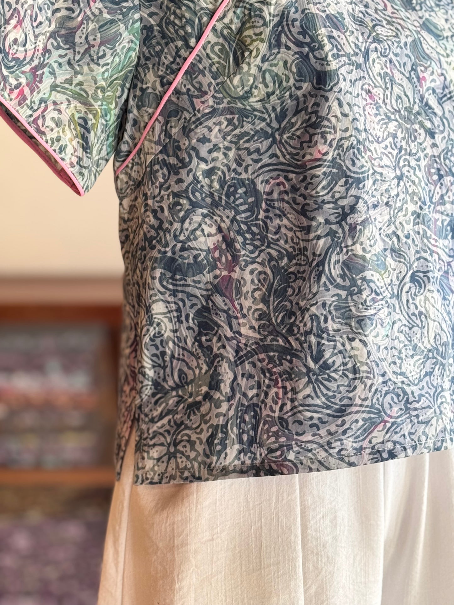 Pastel Qipao Top (Ombak Ganu) 21