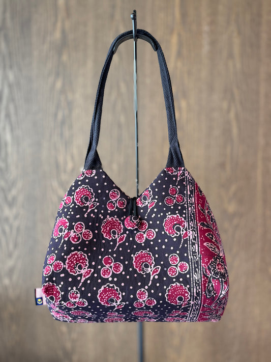 Julia Reversible Batik Handbag - 06
