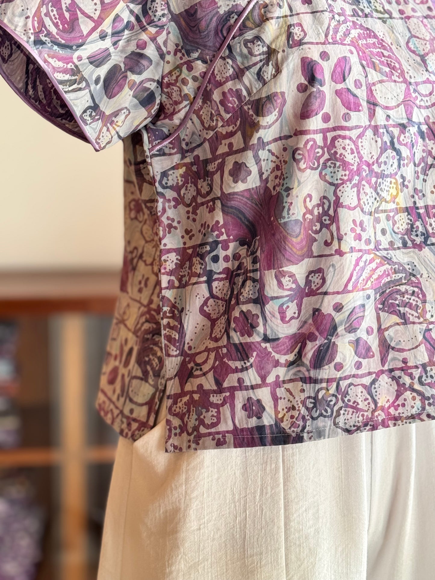 Pastel Qipao Top (Ombak Ganu) 13