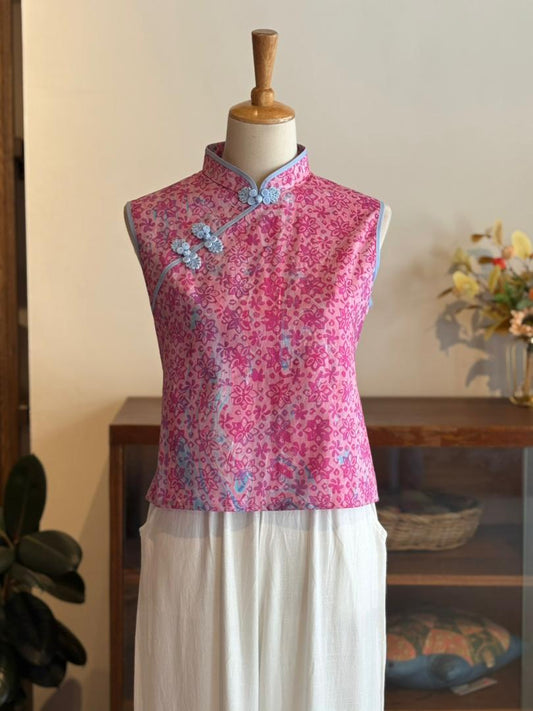 Sleeveless Qipao Top 12
