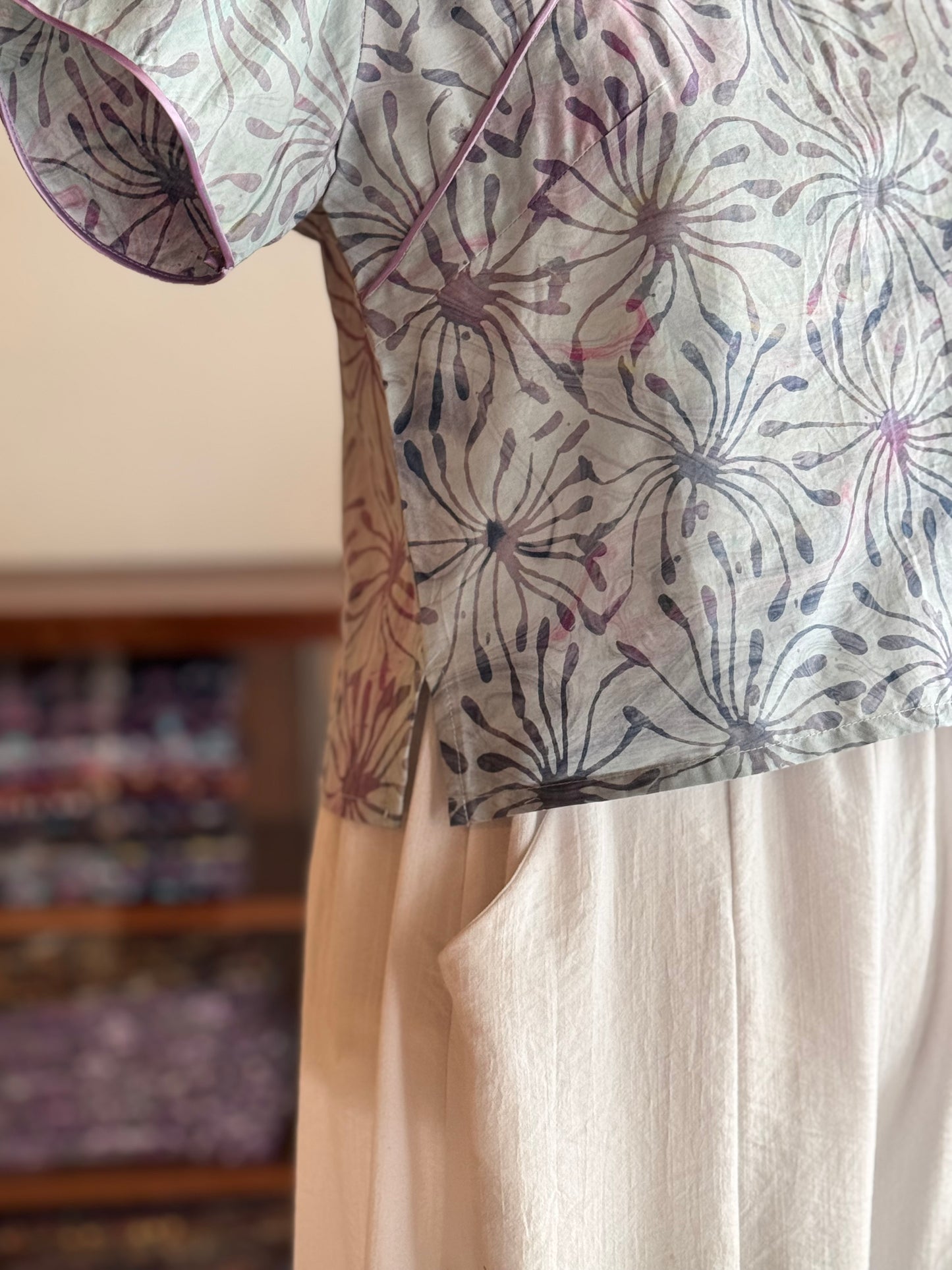 Pastel Qipao Top (Ombak Ganu) 10