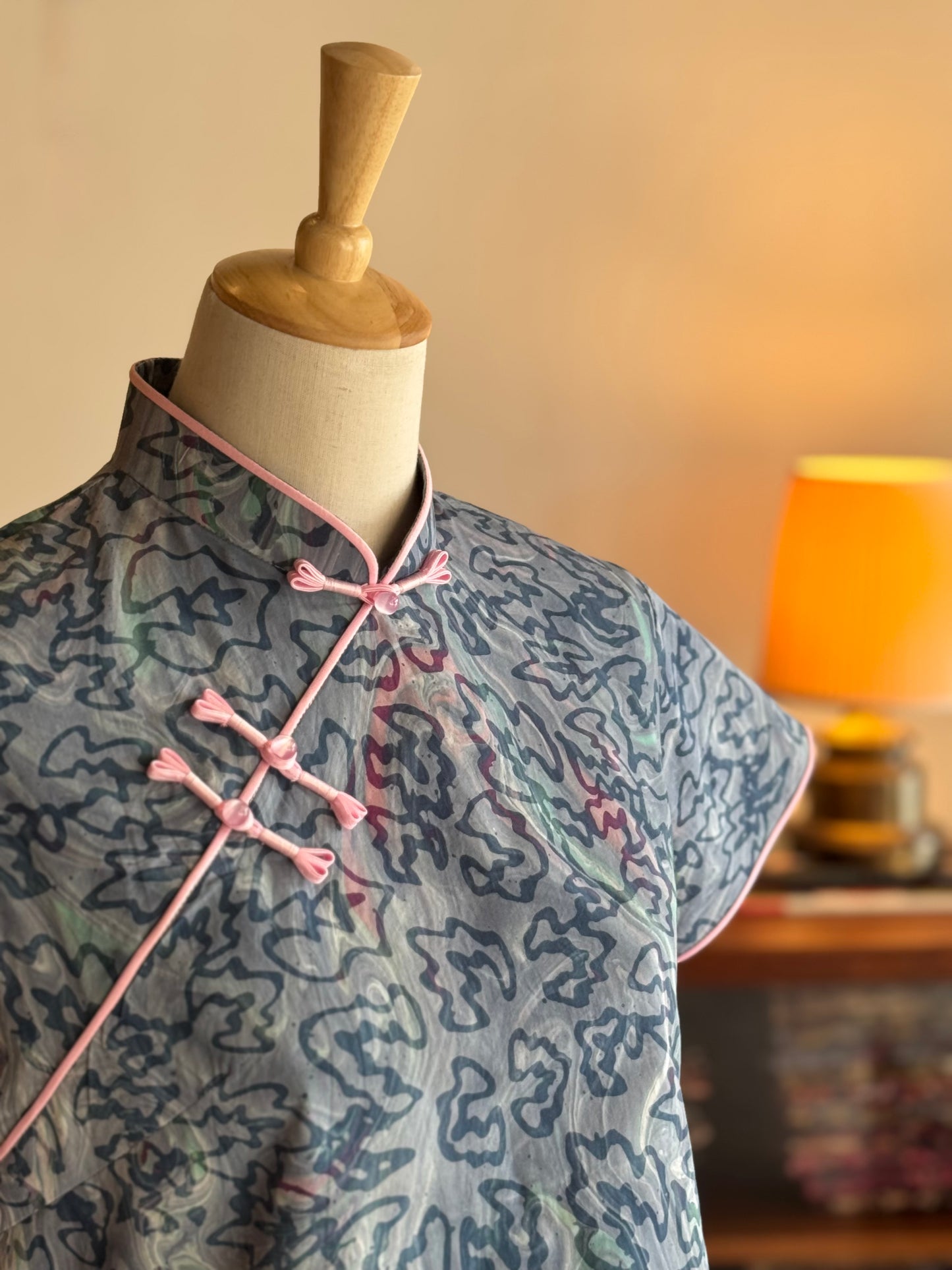 Pastel Qipao Top (Ombak Ganu) 05