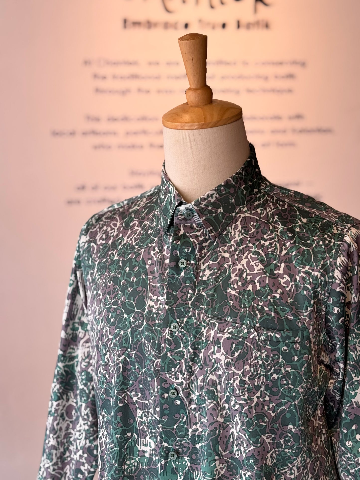 Men's Shirt Long Sleeve Classic Collar - Exclusive Satin 04