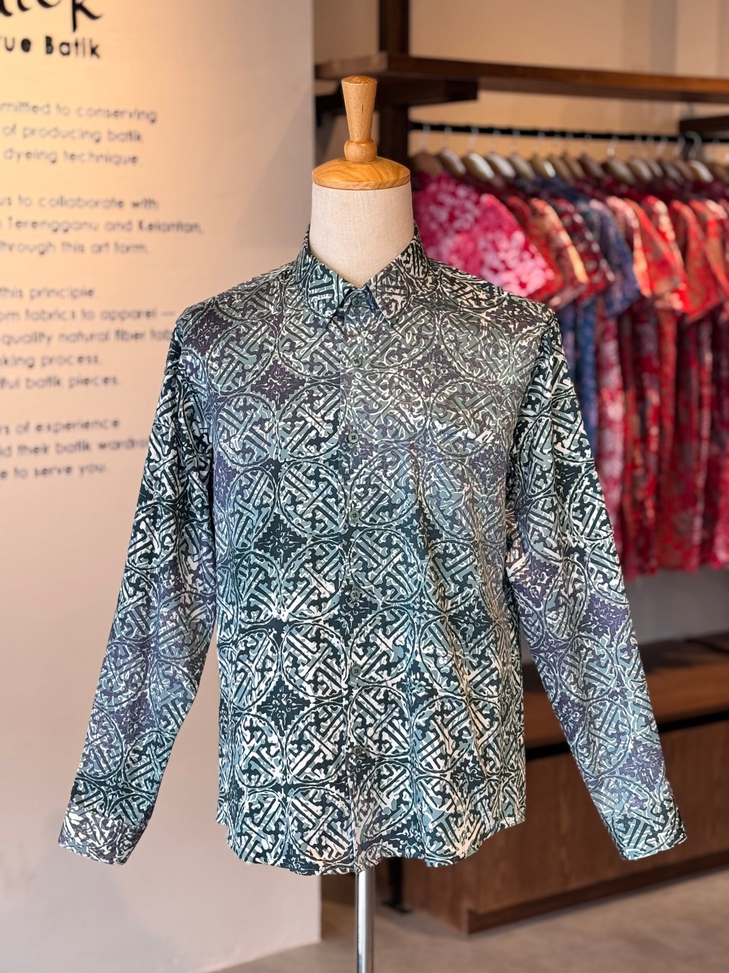 Men's Shirt Long Sleeve Classic Collar - Exclusive Satin 07