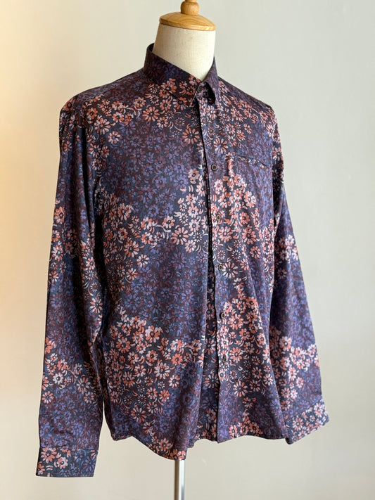 Men's Batik Shirt Long Sleeve Exclusive - Premium Cotton Silk 36