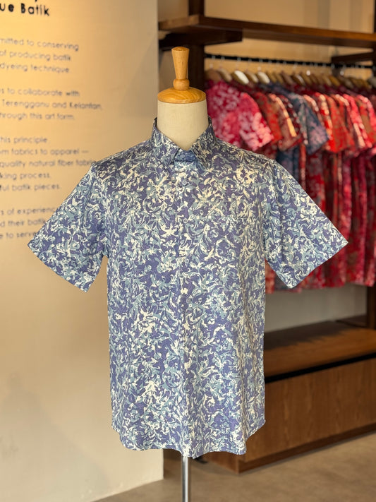 Men's Shirt Short Sleeve Classic Collar - Exclusive Satin 08