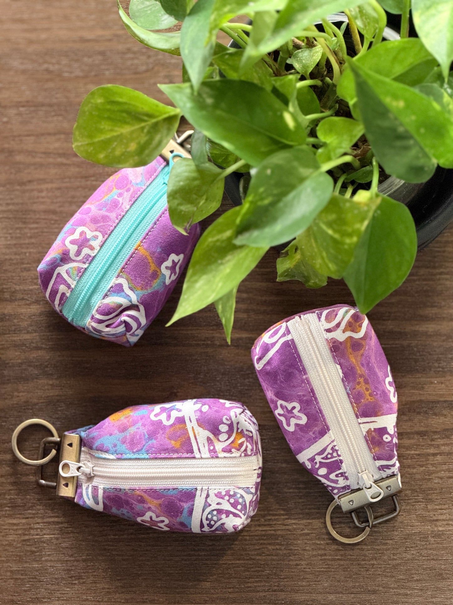 Batik Key-fob Pouch 10