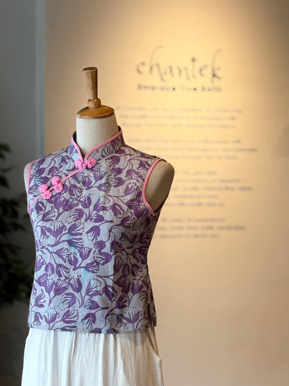 Sleeveless Qipao Top 02