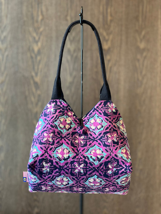 Julia Reversible Batik Handbag - 14