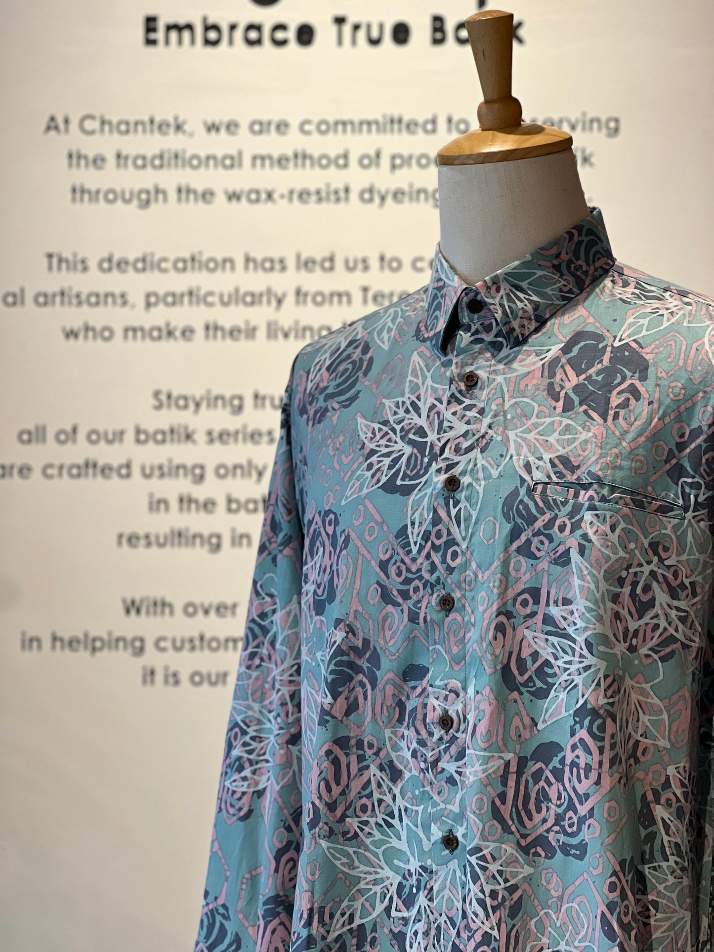 Men's Batik Shirt Long Sleeve KP (Exclusive) - 24