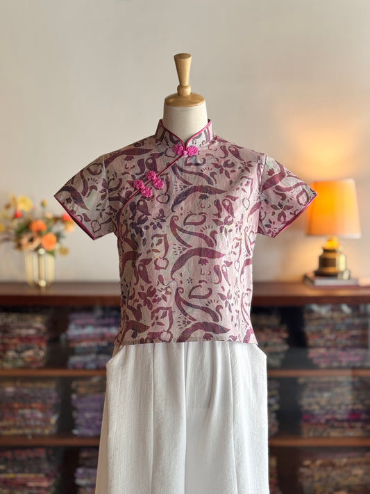 Pastel Qipao Top (Ombak Ganu) 08