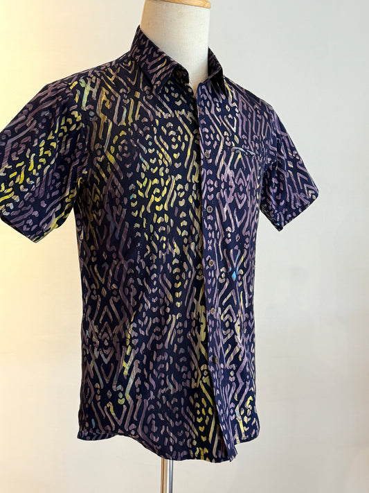 Men's Batik Shirt Short Sleeve - 02