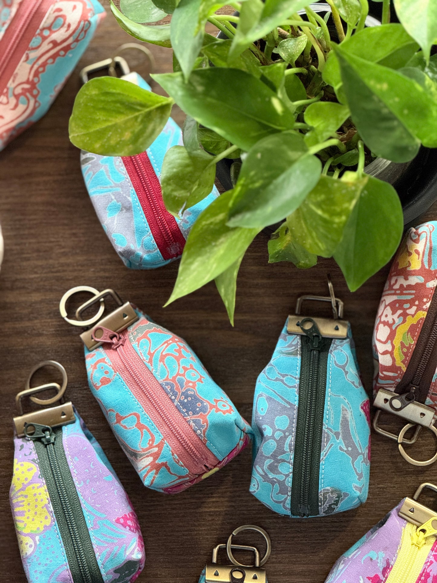 Batik Key-fob Pouch 04