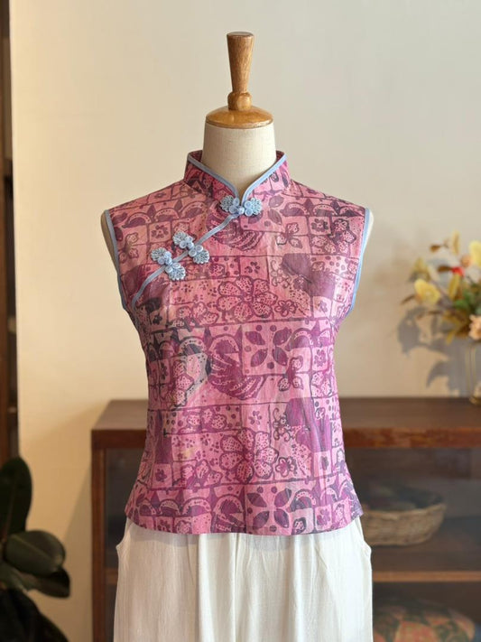 Sleeveless Qipao Top 16