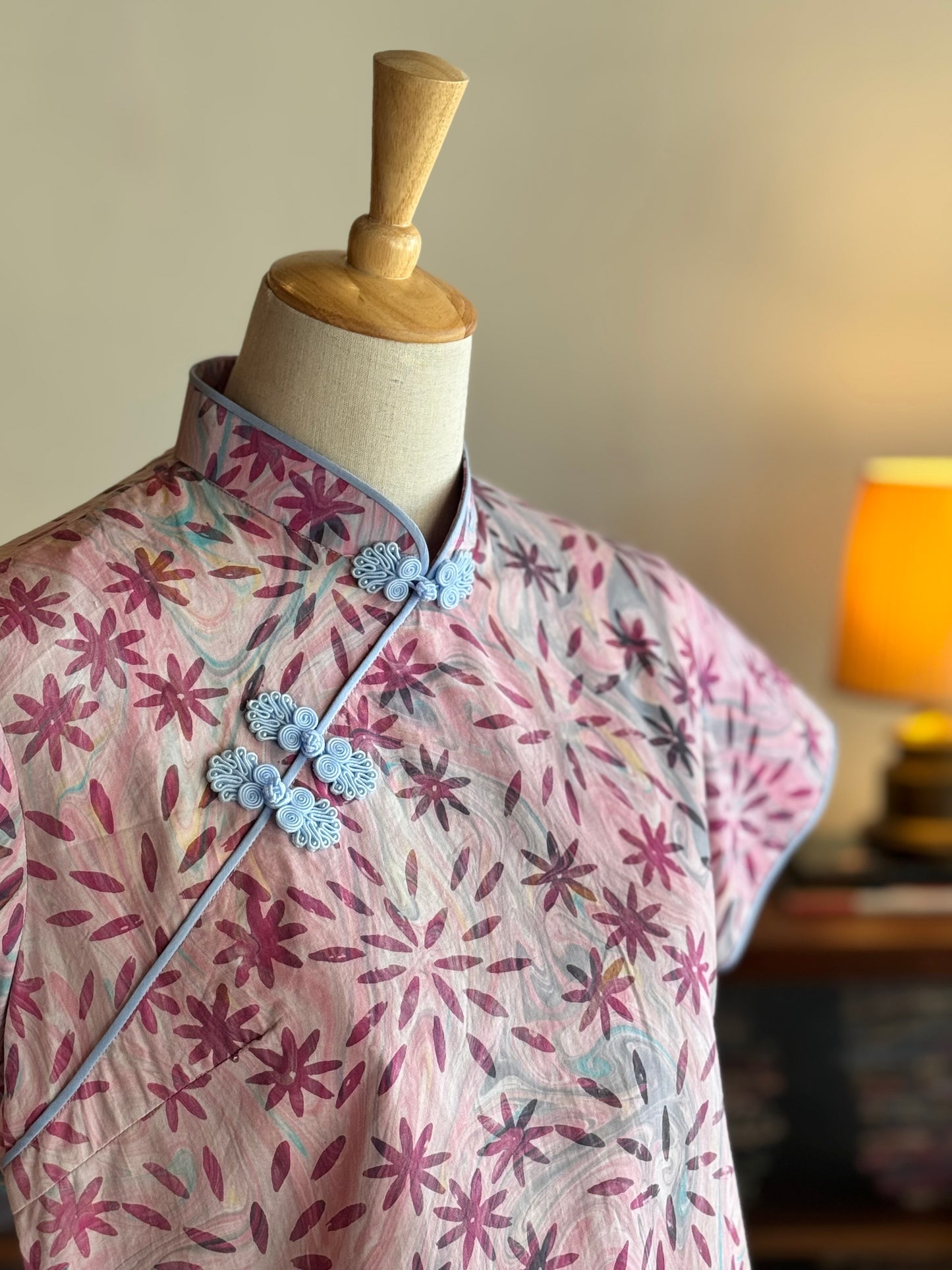 Pastel Qipao Top (Ombak Ganu) 09