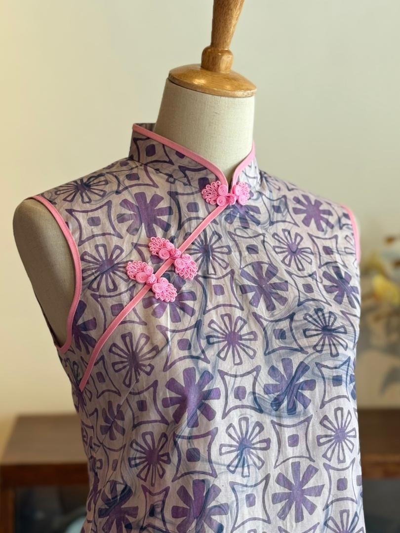 Sleeveless Qipao Top 17
