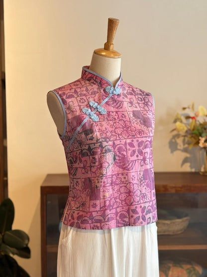 Sleeveless Qipao Top 16
