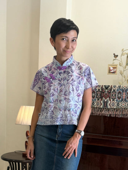 Pastel Qipao Top (Ombak Ganu) 13