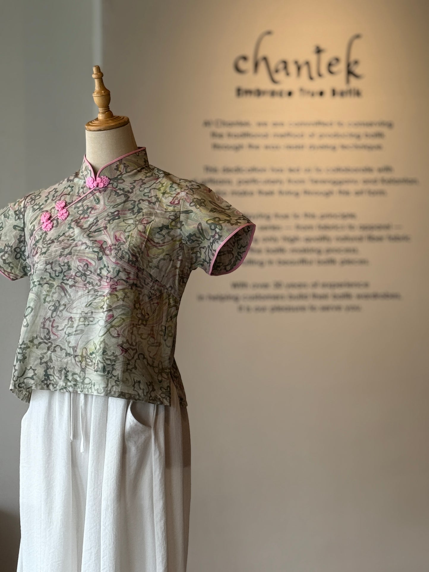 Pastel Qipao Top (Ombak Ganu) 19