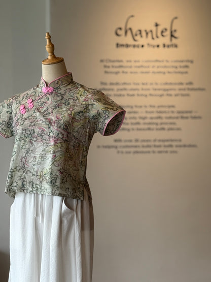 Pastel Qipao Top (Ombak Ganu) 19