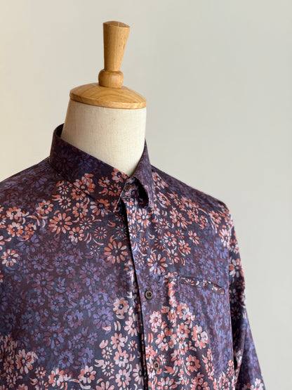 Men's Batik Shirt Long Sleeve Exclusive - Premium Cotton Silk 36