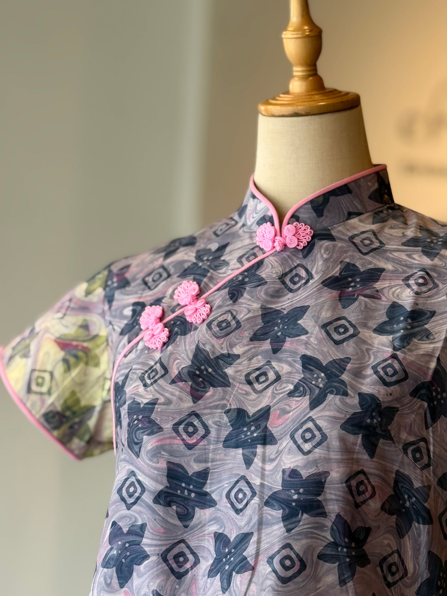 Pastel Qipao Top (Ombak Ganu) 13