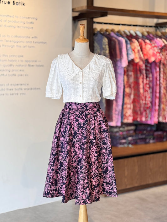 Ayu Lady Midi Wavy Skirt 01